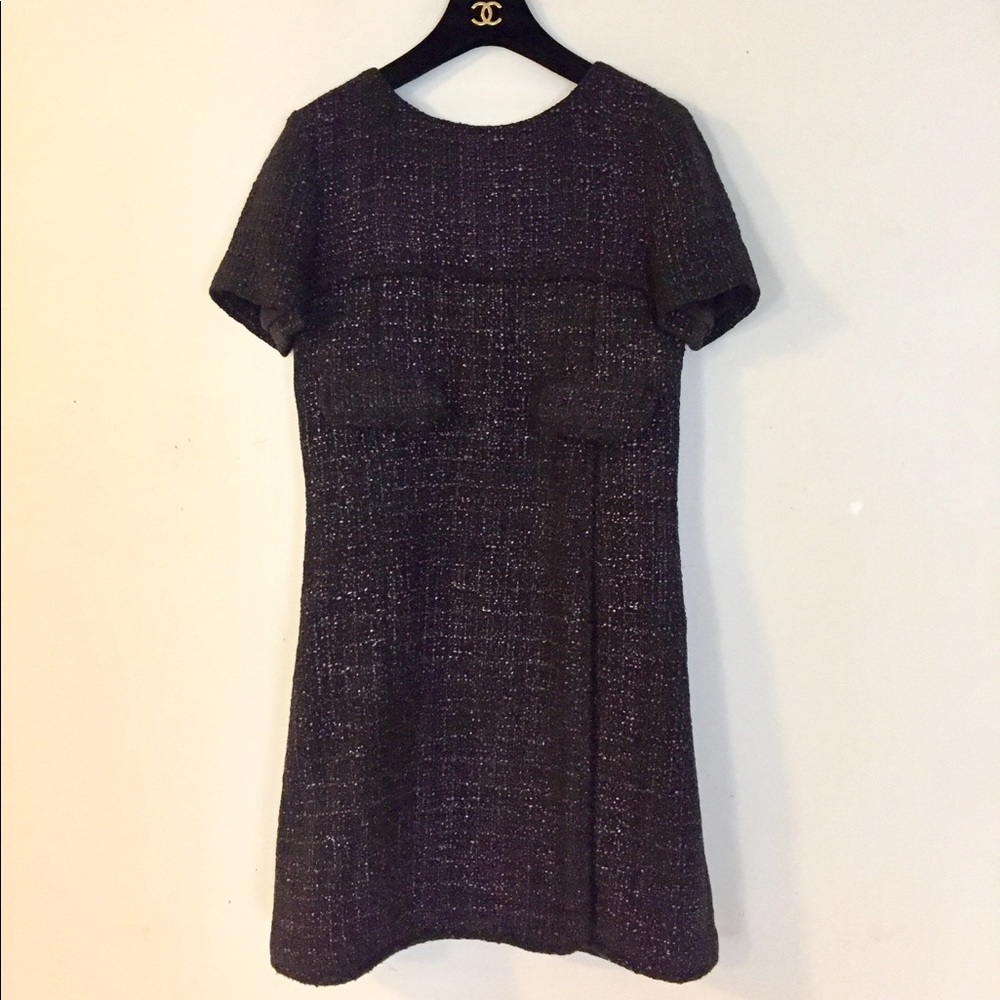 Chanel Black Violet Dress - Picture 5 of 8